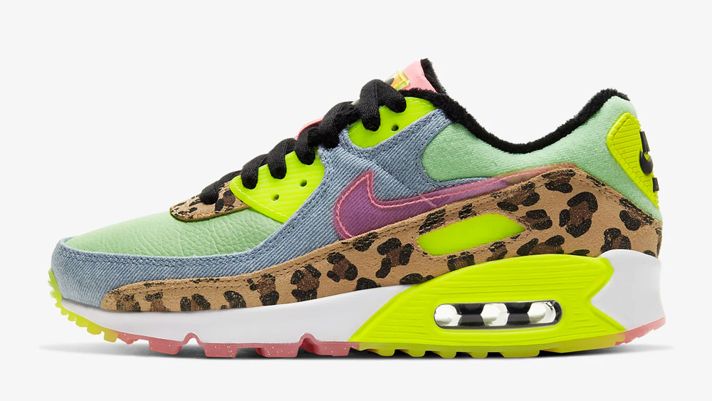 _0004_Nike Air Max 90 Leopard Lime