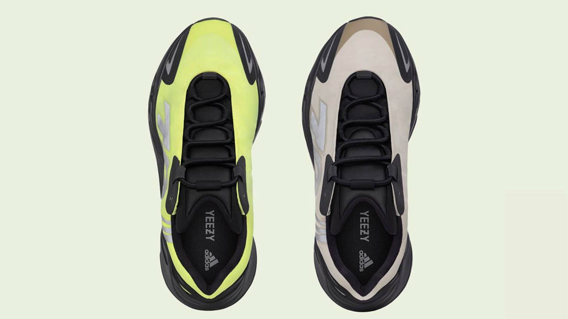 yeezy phosphor on feet