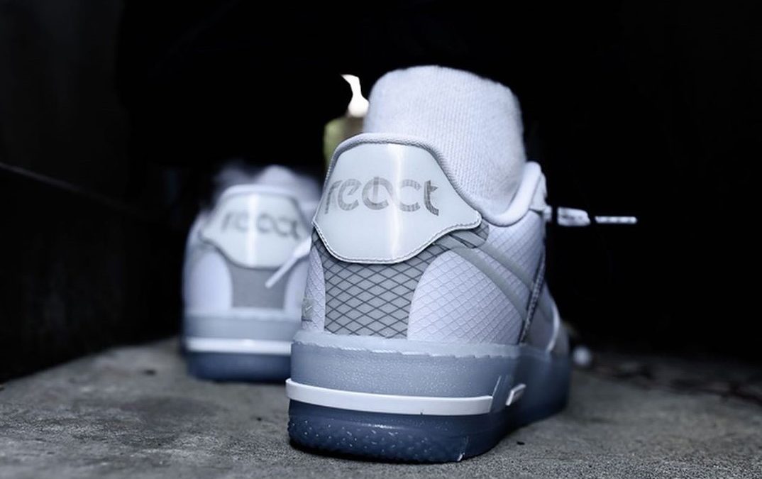 nike air force 1 react low qs white