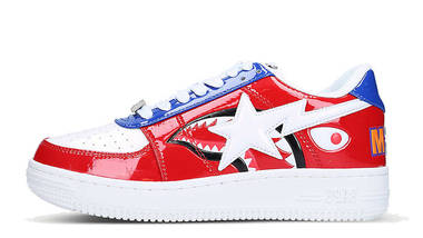 A BATHING APE Low Top Red