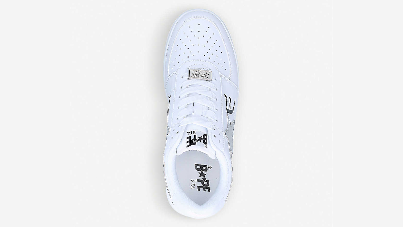 A BATHING APE Low Top White Middle