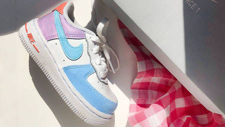 The Sole Womens Get Creative Customising 3 Mini Air Force 1's for Easter