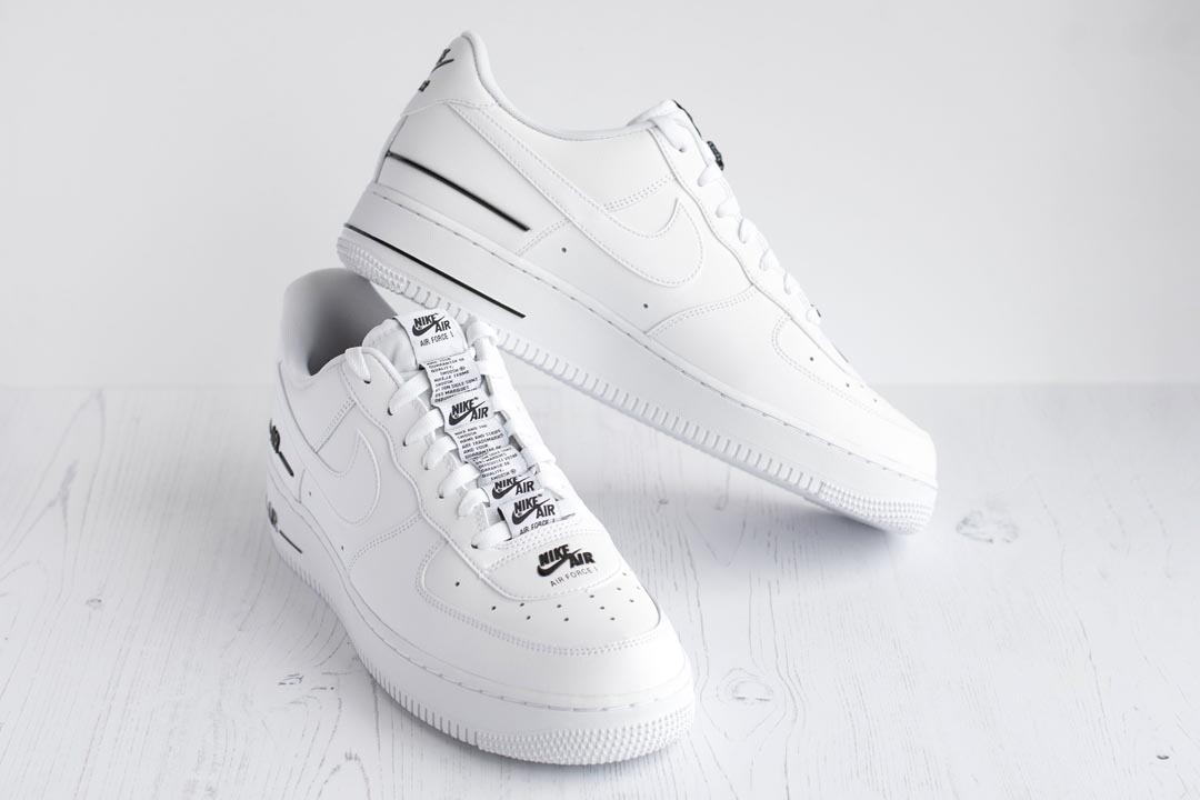 nike air force double air white