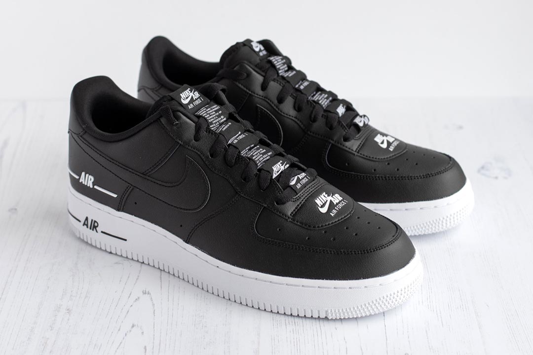Nike Air Force 1 Double Air "Black"