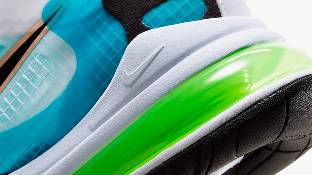 Image via Nike Nike Air Max 270 React "Oracle Aqua"