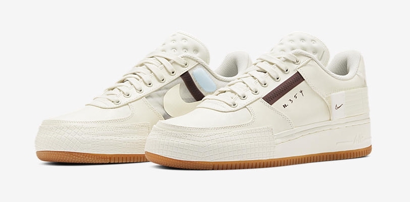 Air Force 1 Type Light Ivory Earth Brown 3