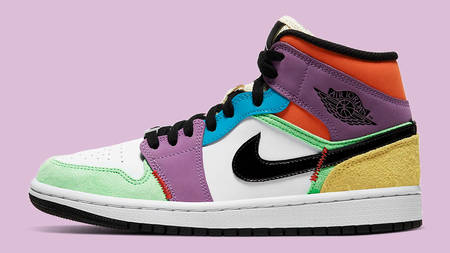 This Colourful Air Jordan 1 Mid Just Dropped In 'Lightbulb' And 'Team Orange'