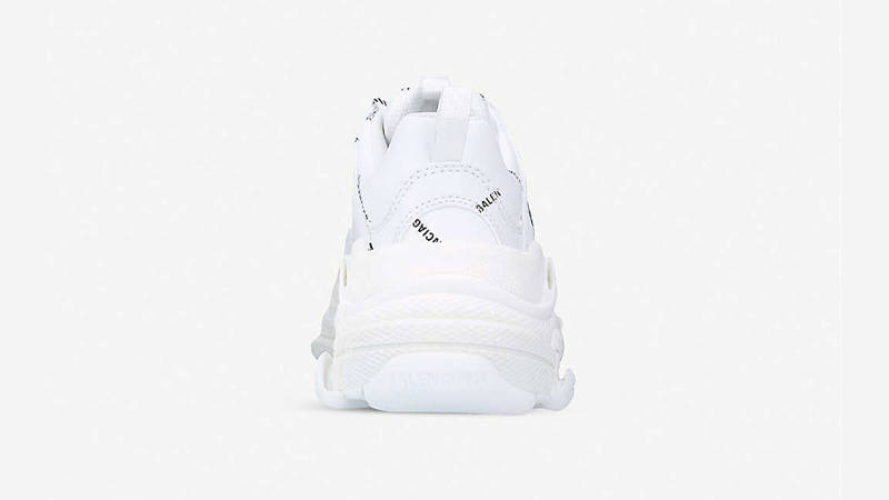 Balenciaga Triple S Logo-print White Black