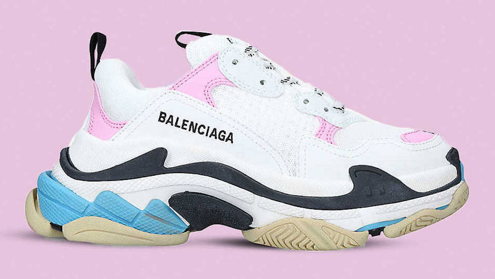Balenciaga Triple S White Pink Blue
