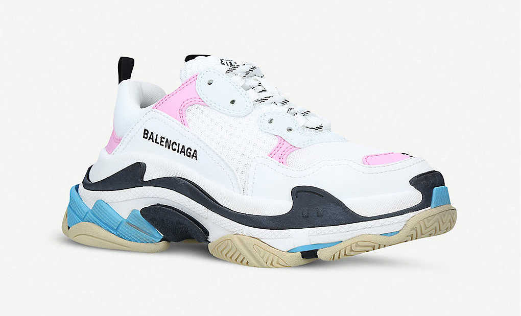 Balenciaga Triple S White Pink