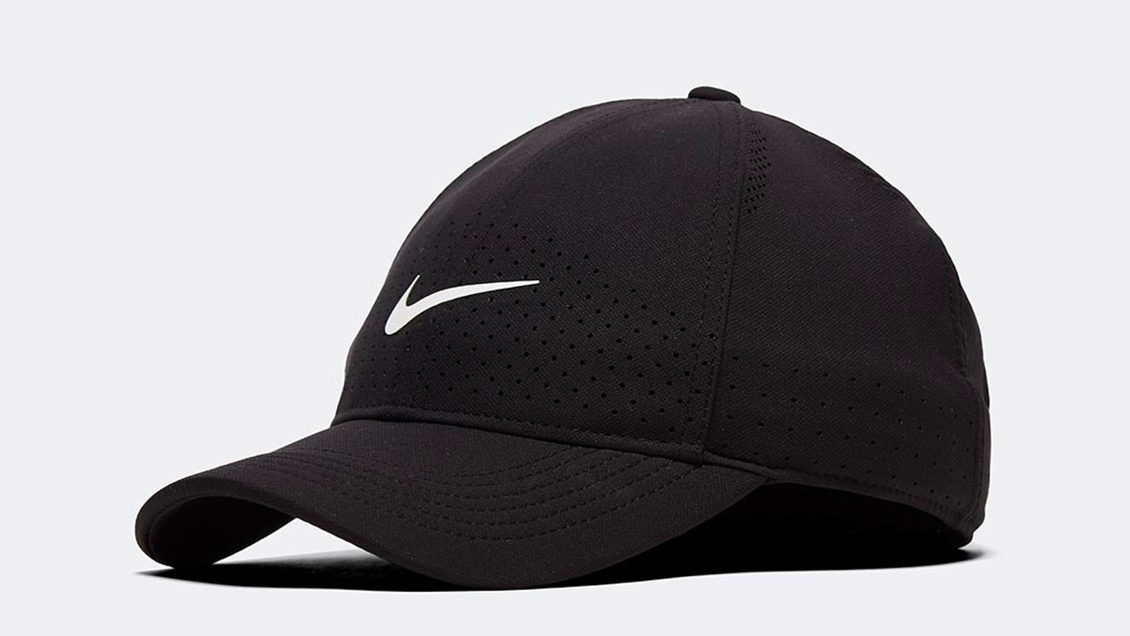 Black Swoosh Cap