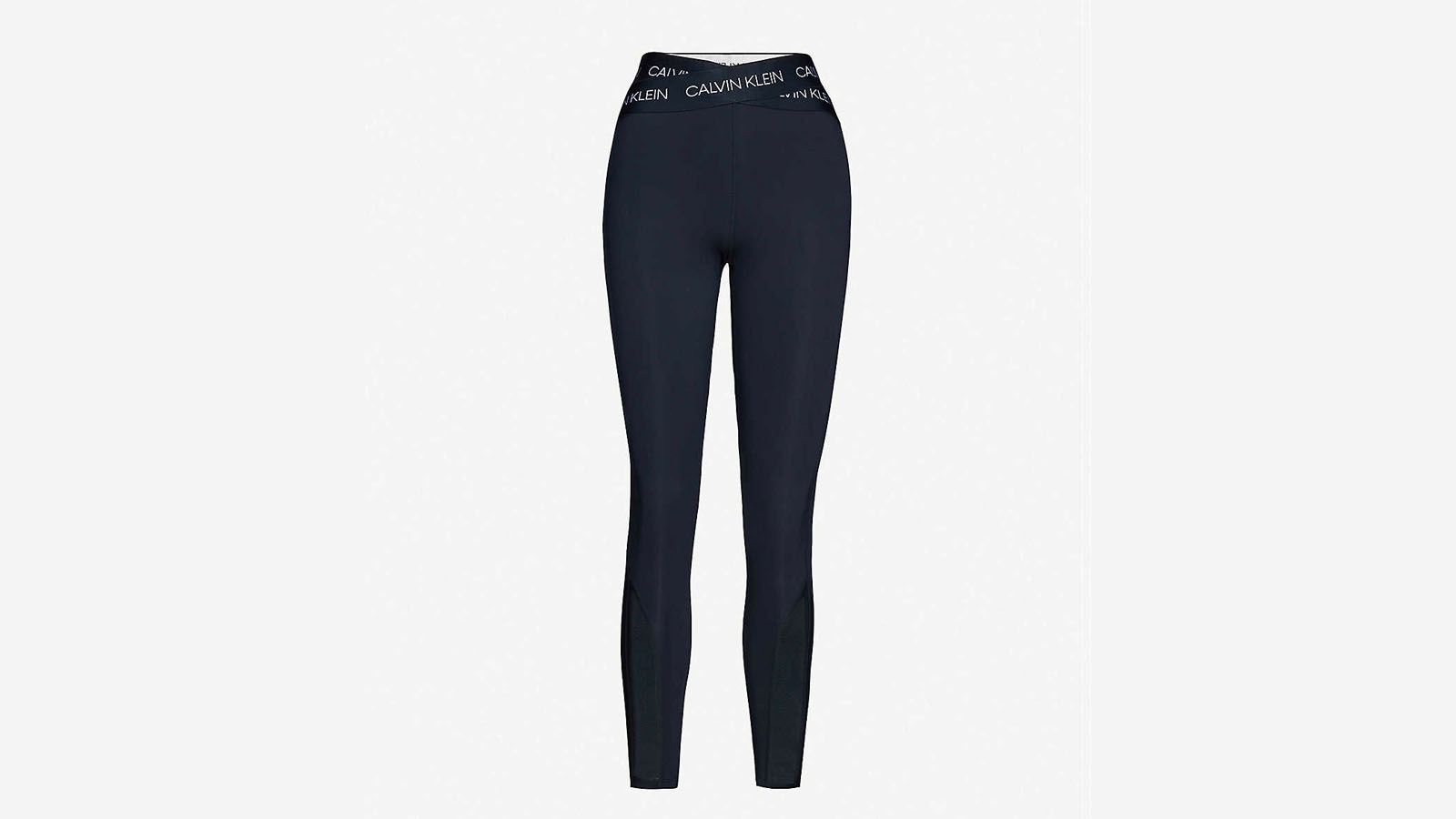 CALVIN KLEIN Compression fitted high-rise stretch-woven leggings