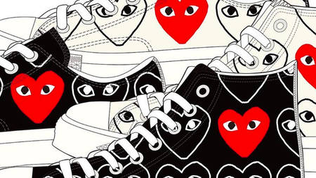 The COMME des GARÇONS PLAY x Converse Chuck 70 Introduces a New Heart Print The COMME des GARÇONS PLAY x Converse Chuck 70 Introduces a New Heart Print