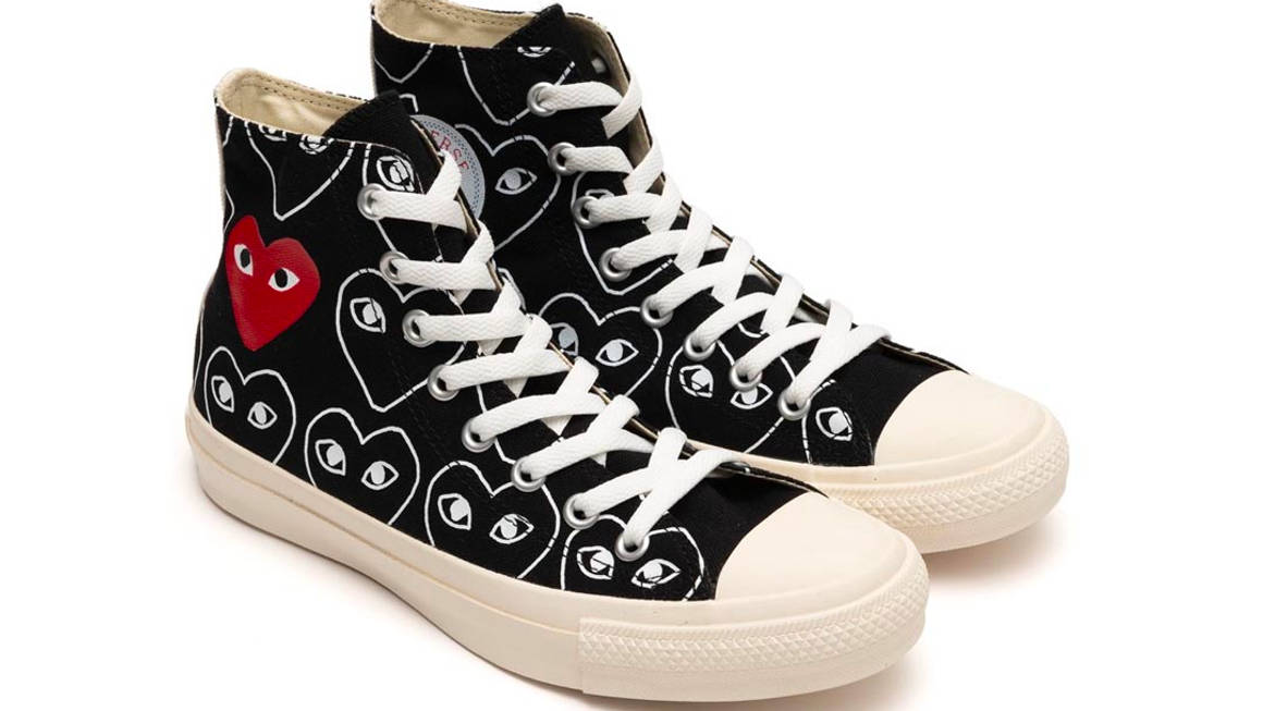 The Comme Des Garcons Play X Converse Chuck 70 Introduces A New Heart Print The Sole Supplier