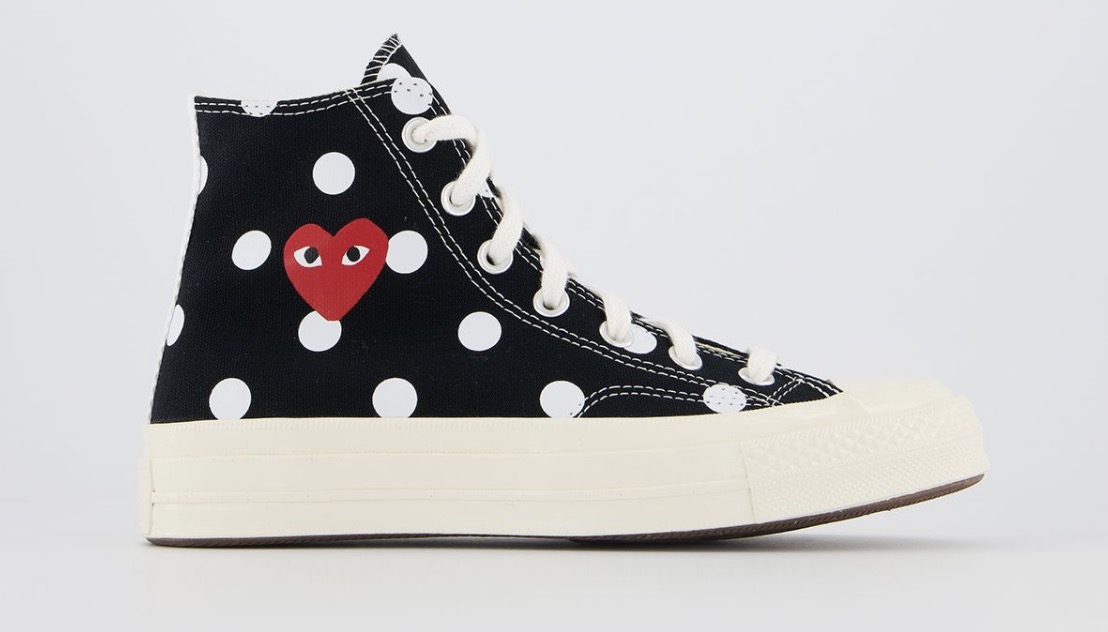 Comme Des GarconsÂ X Play Cdg Trainers Polka Black