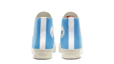 Comme des Garcons Play x Converse Chuck Taylor All Star 70 High Bright Blue back
