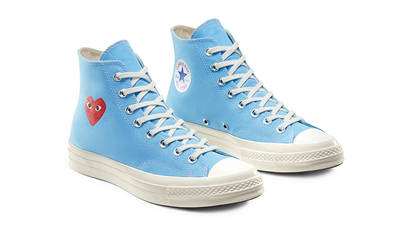 Comme des Garcons Play x Converse Chuck Taylor All Star 70 High Bright Blue front