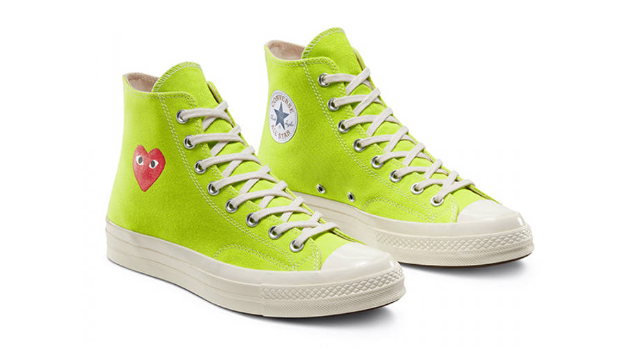 Comme des Garcons Play x Converse Chuck Taylor All Star 70 High Bright Green front