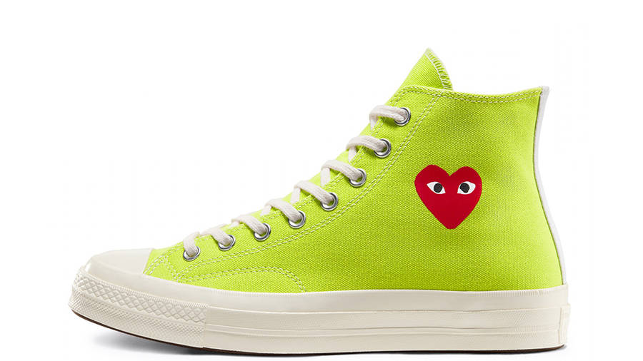 comme des garcons converse green