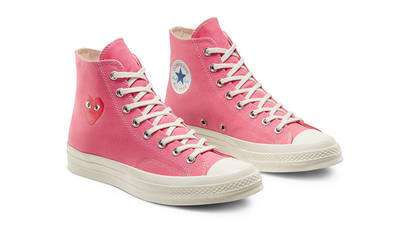 Comme des Garcons Play x Converse Chuck Taylor All Star 70 High Bright Pink front
