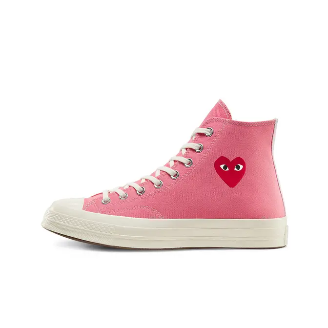 Comme des Garcons Play x Converse Chuck Taylor All Star 70 High Bright Pink