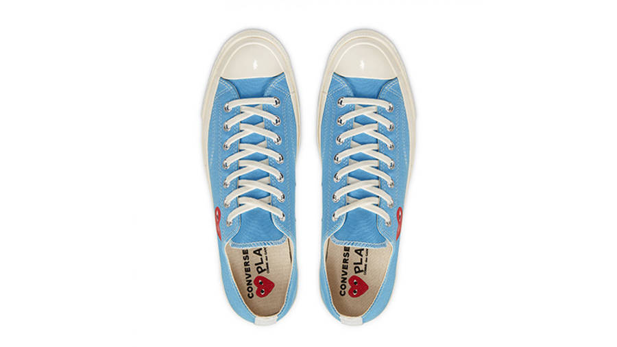 Comme des Garcons Play x Converse Chuck Taylor All Star 70 Low Bright Blue middle