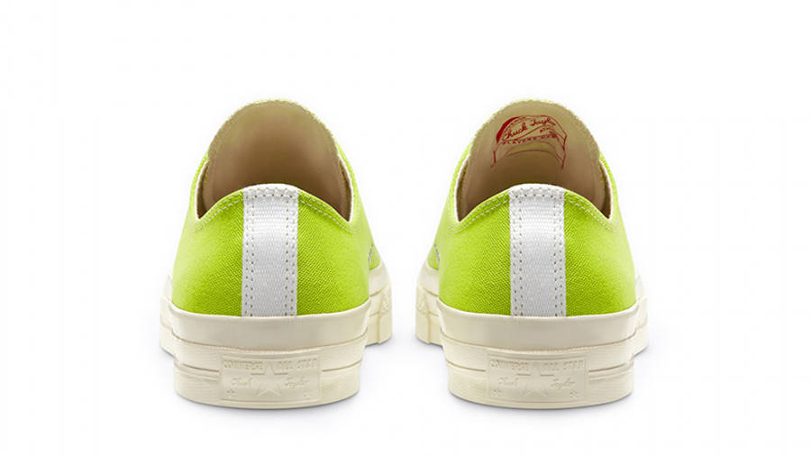 Comme des Garcons Play x Converse Chuck Taylor All Star 70 Low Bright Green back