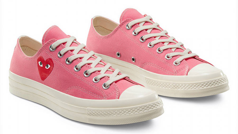 Comme des Garcons Play x Converse Chuck Taylor All Star 70 Low Bright Pink front