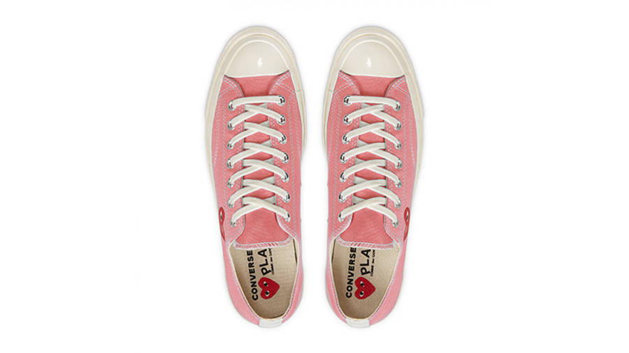 Comme des Garcons Play x Converse Chuck Taylor All Star 70 Low Bright Pink middle