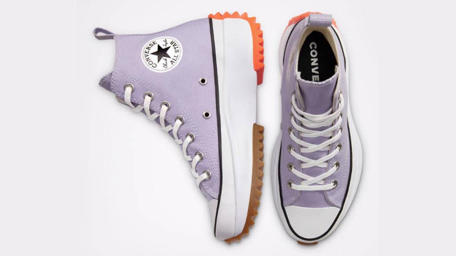 purple run star hike converse