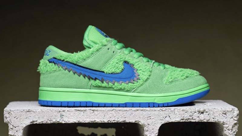 Grateful Dead x Nike SB Dunk Low Green | Where To Buy | CJ5378-300