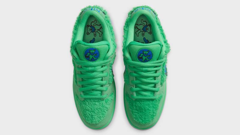 dunk low grateful dead bears green