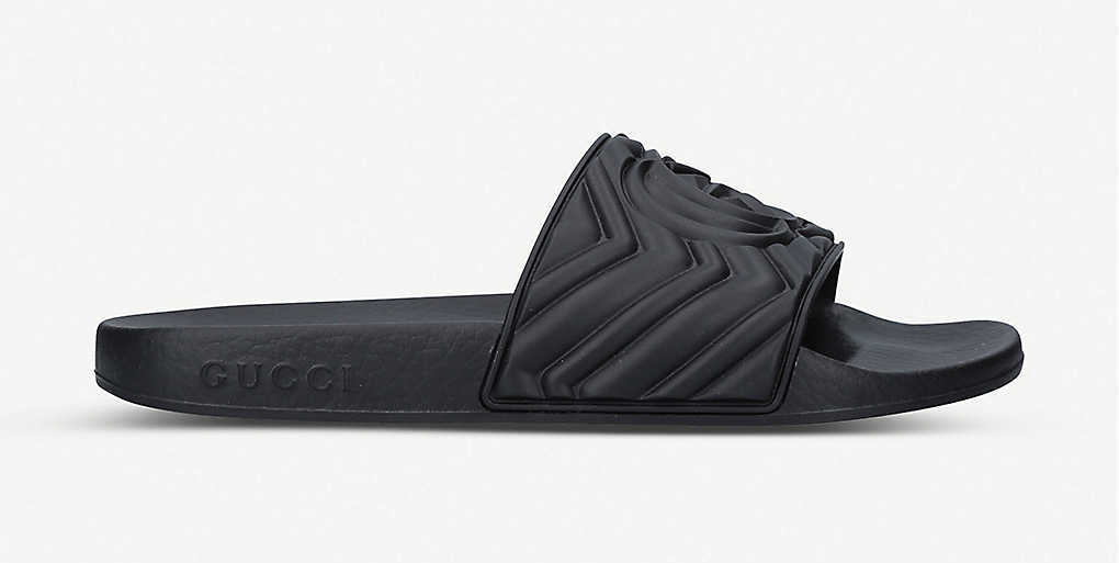 Gucci Padded Black Slider