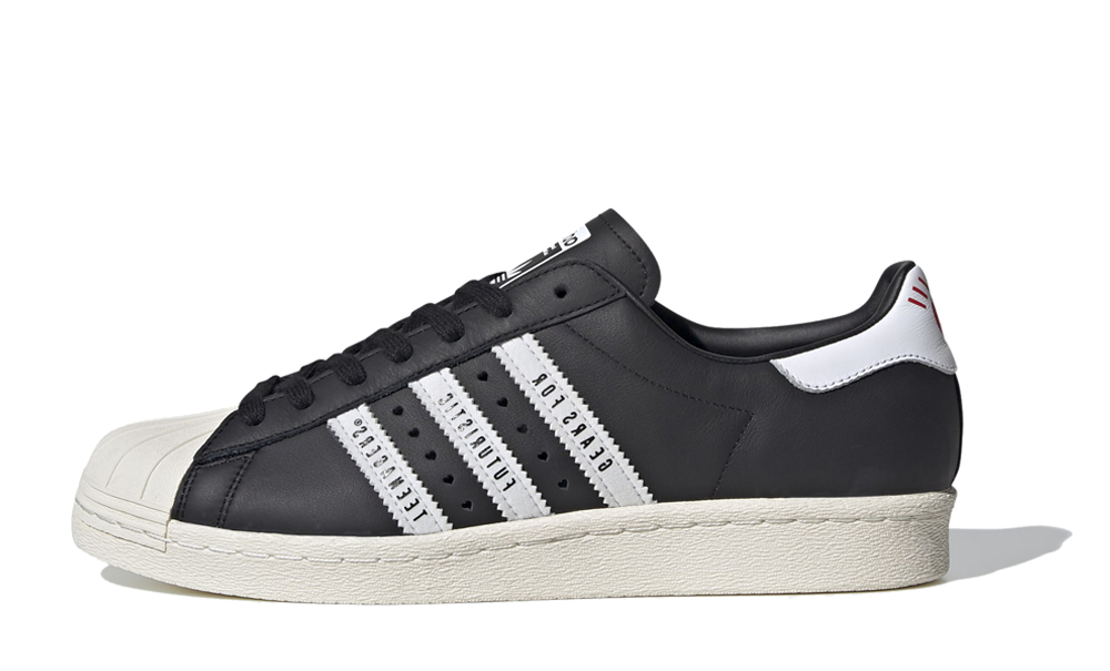 Human Made x adidas Superstar Black White