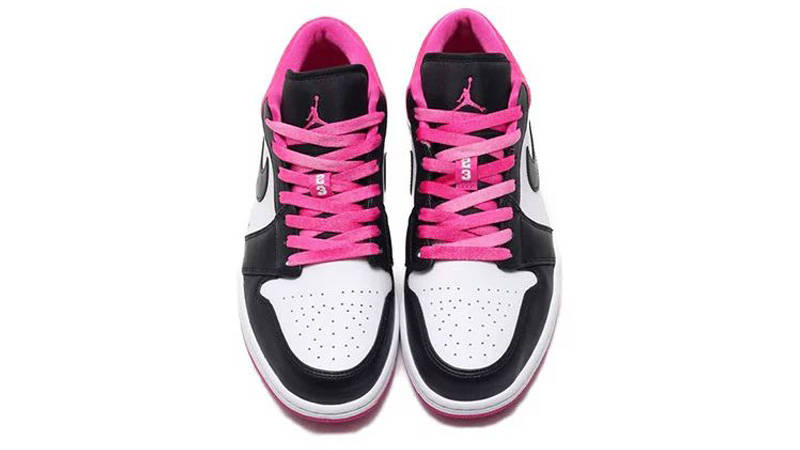 Jordan 1 Low Active Fuchsia Black