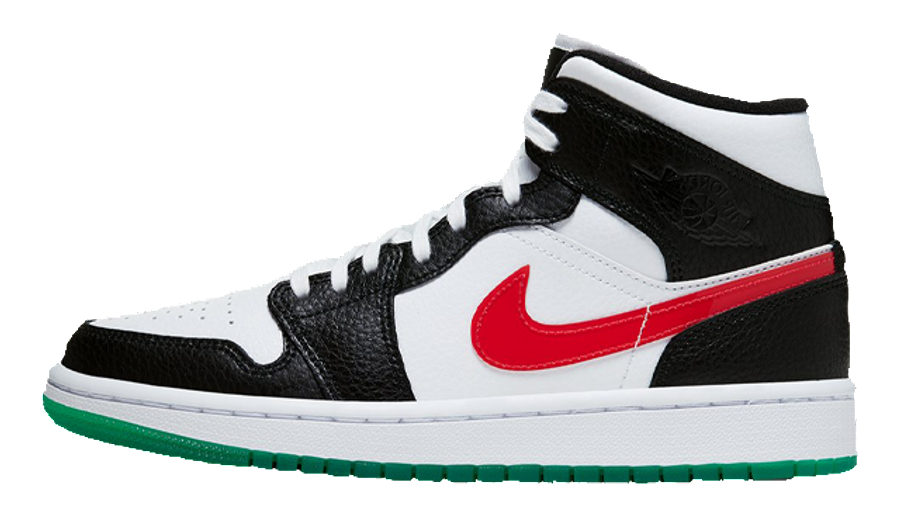 Jordan 1 Mid Black University Red White | Where To Buy | BQ6472-063 ...