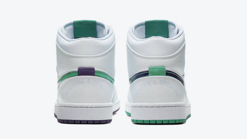 Jordan 1 Mid Nike Hoops White Green