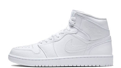 jordans plain white