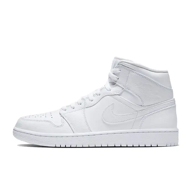 Jordan 1 Mid Triple White | Where To Buy | 554724-130 | The Sole Supplier