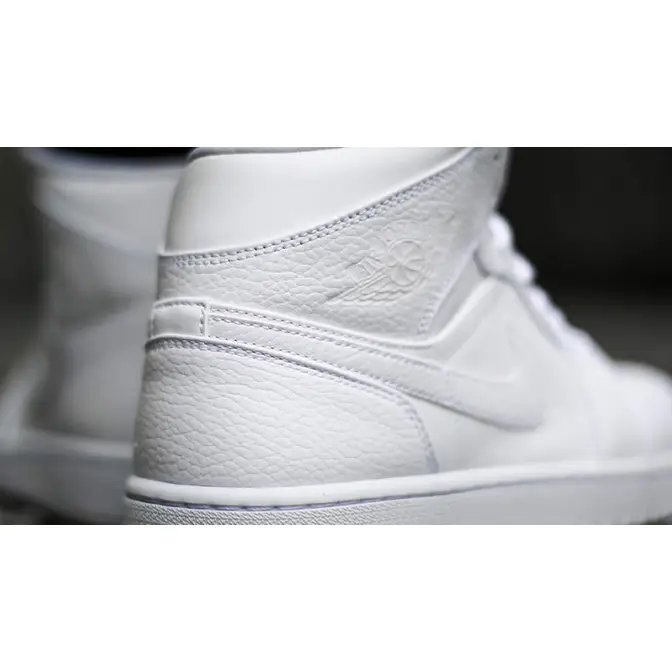 Jordan one all white best sale