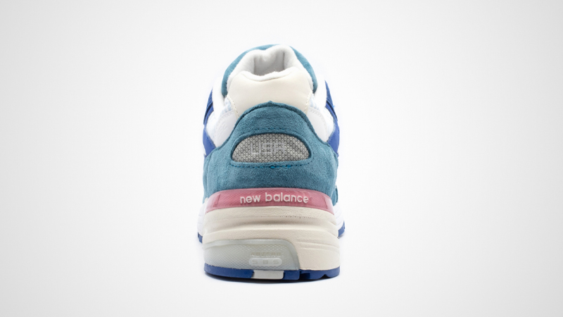 New Balance M992NT Blue Pink Back
