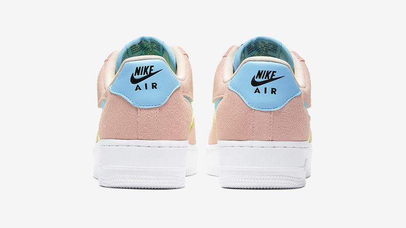 Nike air force 1 washed clearance coral