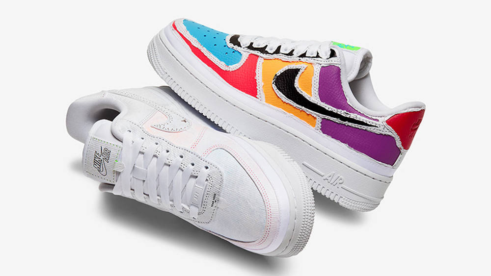 Nike Air Force 1 Low Tear-Away White White Multicolour CJ1650-100 lifestyle