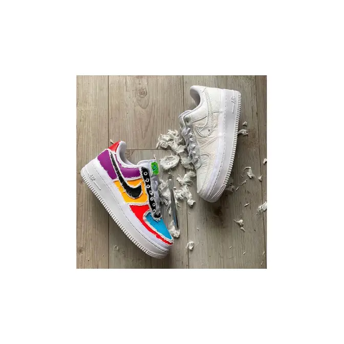 Nike air force 2025 1 multicolor tear away