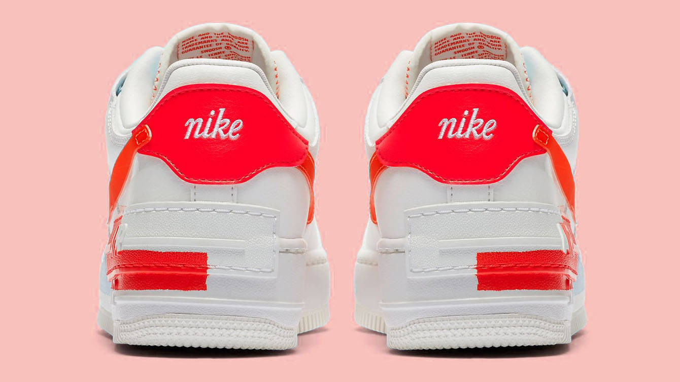 Nike-Air-Force-1-Shadow Summit White Orange