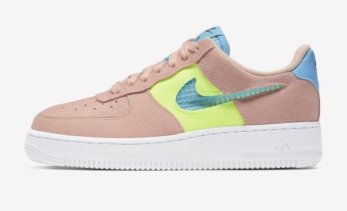 Nike Air Force 1 Washed Coral Oracle Aqua