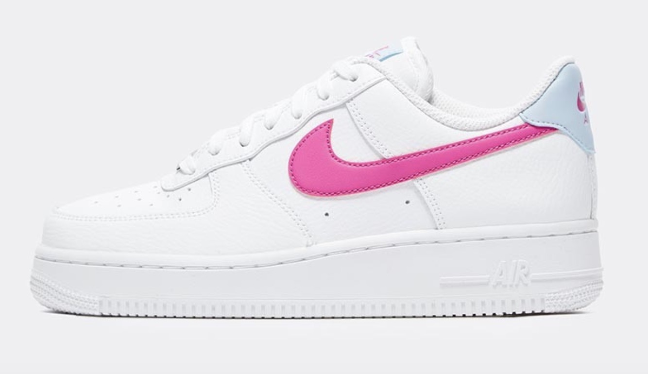 Nike Air Force 1 White Fire Pink