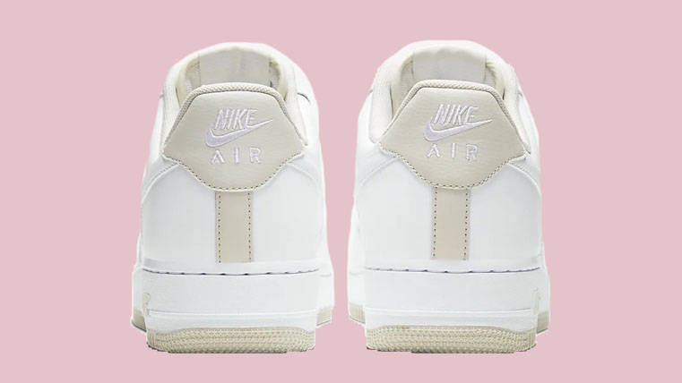 Nike Air Force 1 White Light Bone Heel copy