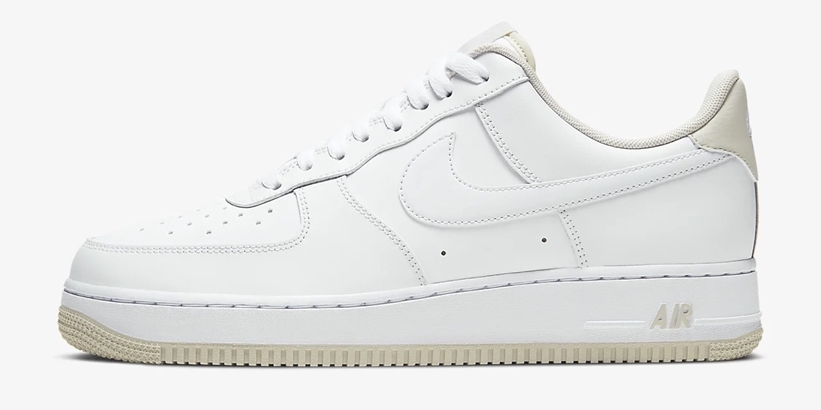Nike Air Force 1 White Light Bone Side