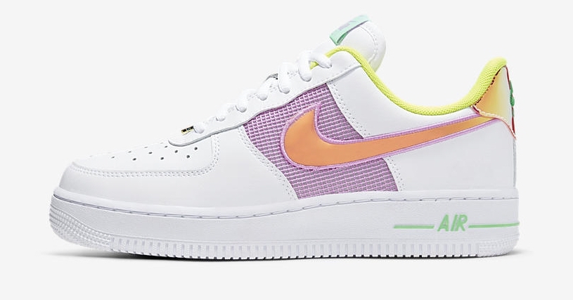 Nike Air Force 1 White Lilac side